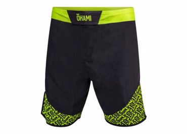 Okami Neon Fightshorts -Black